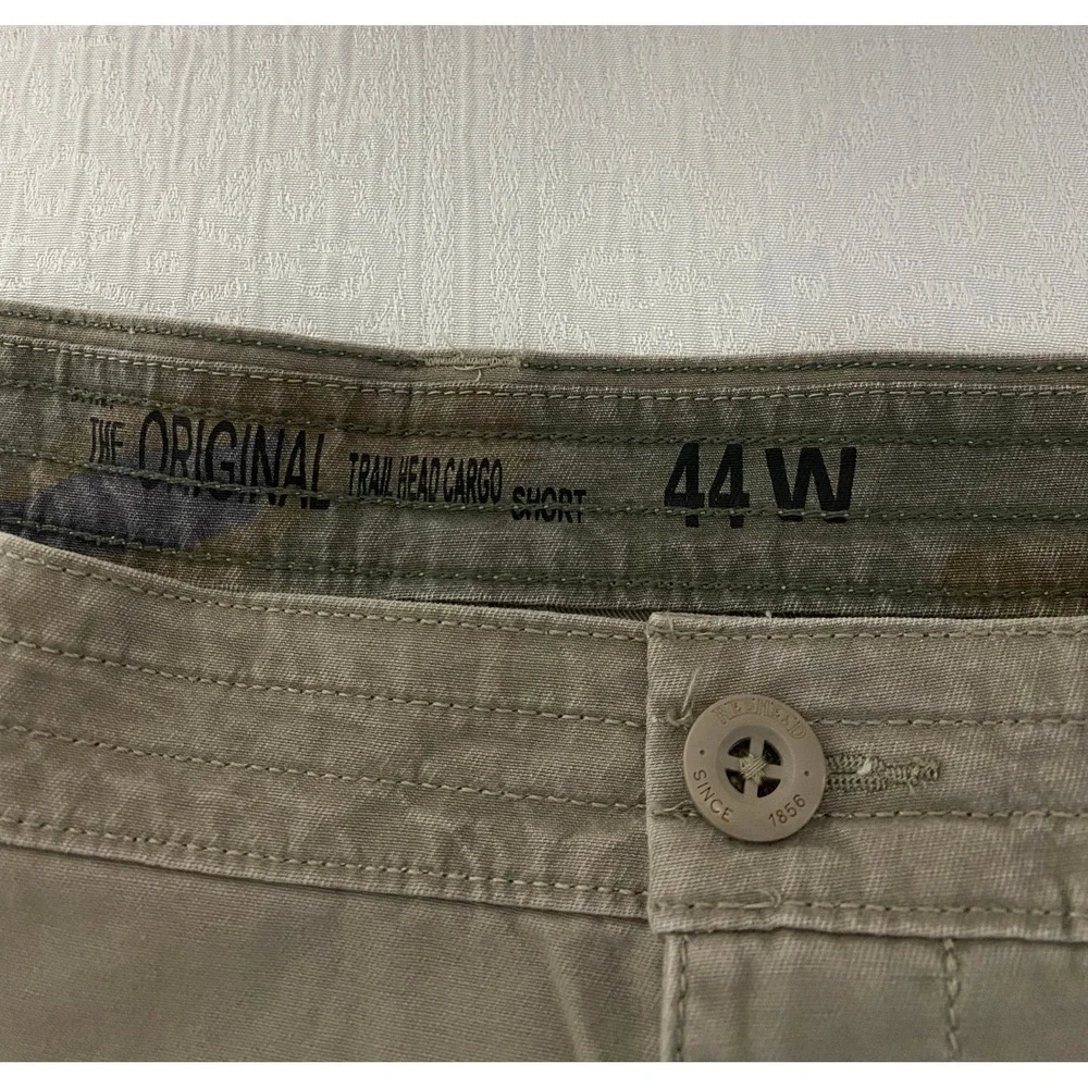RedHead Mens 44 The Original Trail Head Cargo Shorts‎ Khaki Tan Cotton 6-Pocket